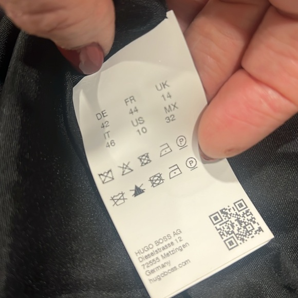 Hugo Boss woman black sequin dress size 10 - Picture 10 of 11